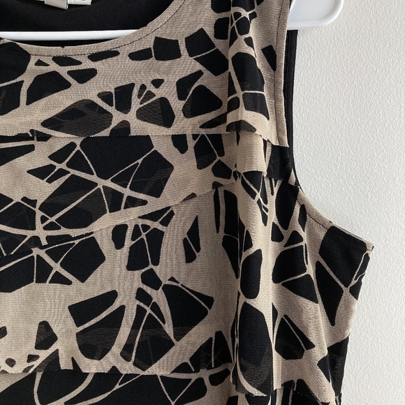 Dana Buchman | X-Large | Black Tan | Womens | Tank Top - Picture 2 of 3